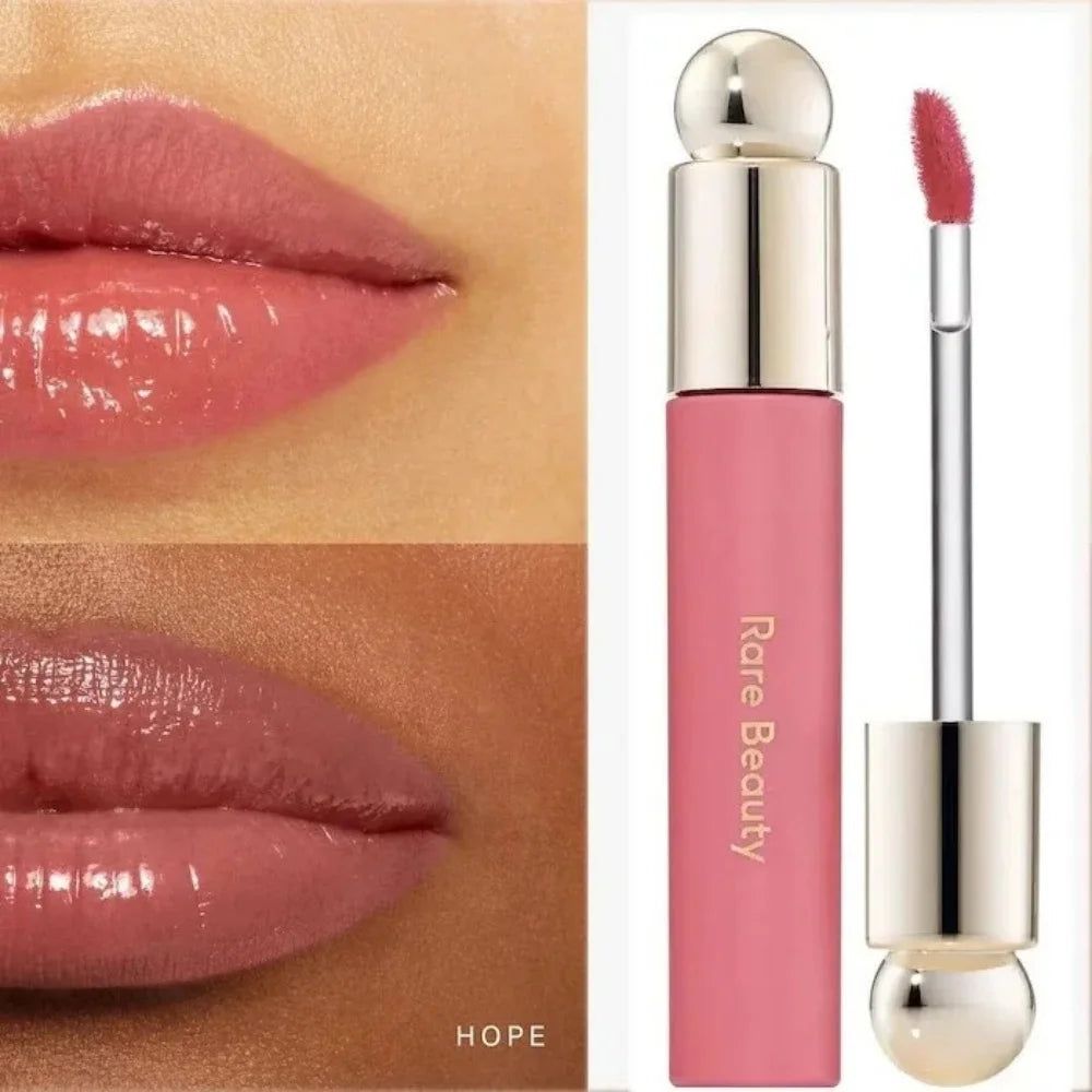 Rare Beauty Lip Gloss Liquid Blush Highly Pigmented Dewy Glow Natural Looking Waterproof Sweatproof Blusher Daily Use Makeup