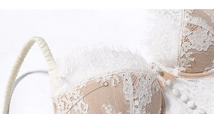 Lace Bralette Set French Triangle Bra Cotton Wireless Sleep Bra Feminine Comfort Bras Straps Sexy Comfortable Intimates
