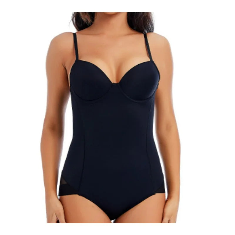 Underwire White Bodysuit Women Shapers Stretch Solid Color Silky Underwear Shapewear Good Quality Shape Corset Teddies