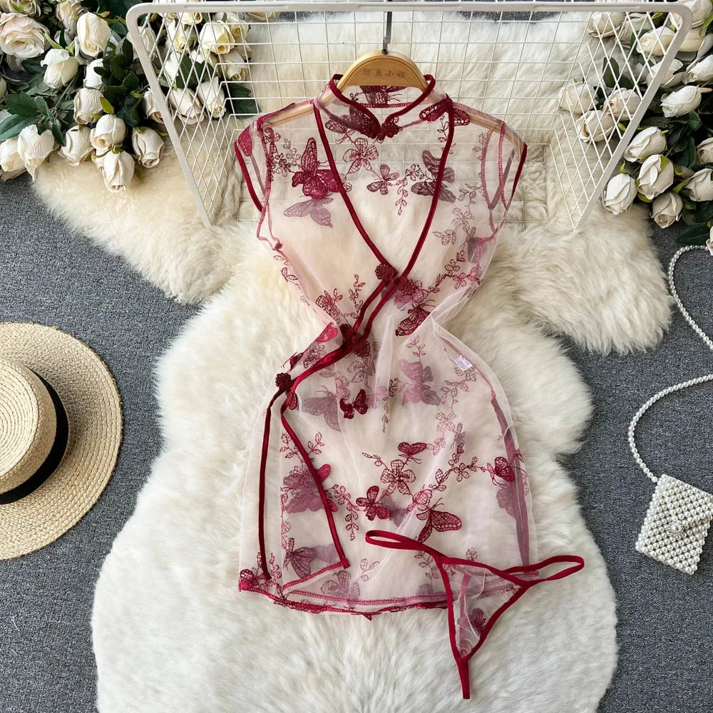 Backless Hotsweet Bow Lingerie For Women See Through Mesh Sexy Bunny Costume Lingerie Bodysuit 4 Piece Jumpsuit Spot Lace Cospla