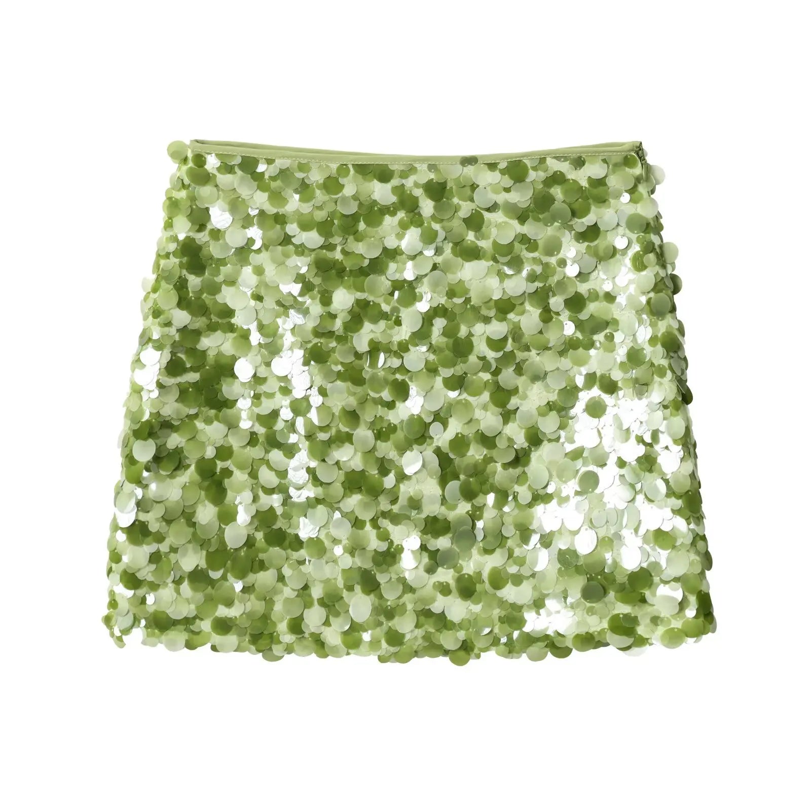 Sexy Woman Sequins Skirt High Waist Versatile Slim Mini Slim Skirts Zipper 2025 Summer Beach Style Women's New Skirt Y2K