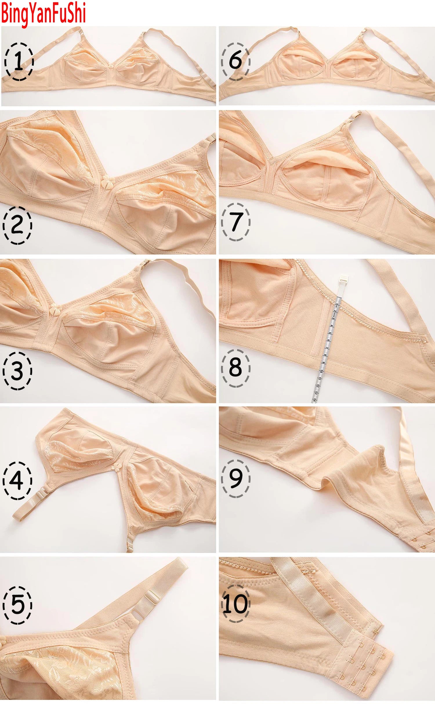 2033 Top push up bras for women seamless wire free bra sexy lace full coverage lingerie 50 48 46 44 42 40 38 36 C D E F G cup bh