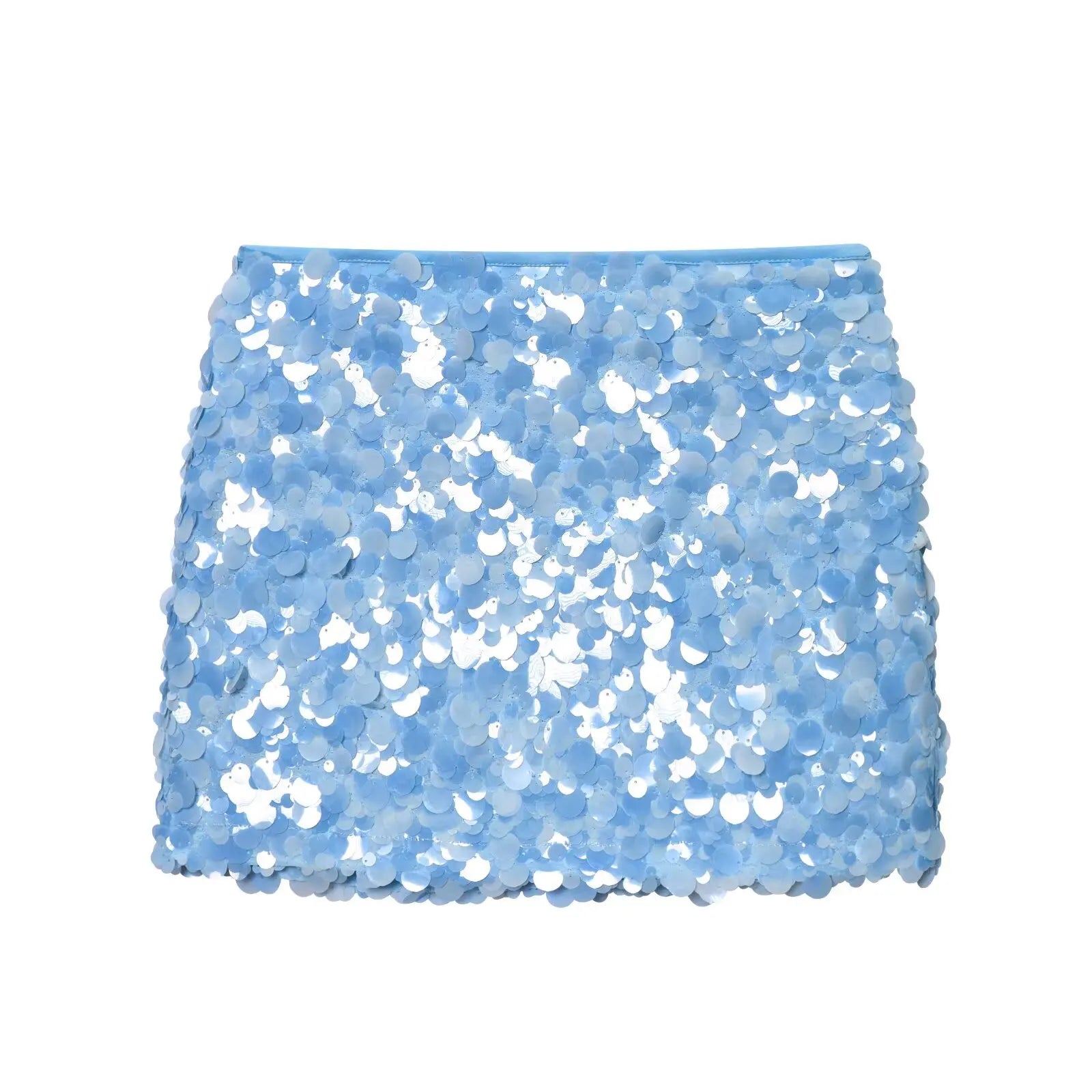 Sexy Woman Sequins Skirt High Waist Versatile Slim Mini Slim Skirts Zipper 2025 Summer Beach Style Women's New Skirt Y2K