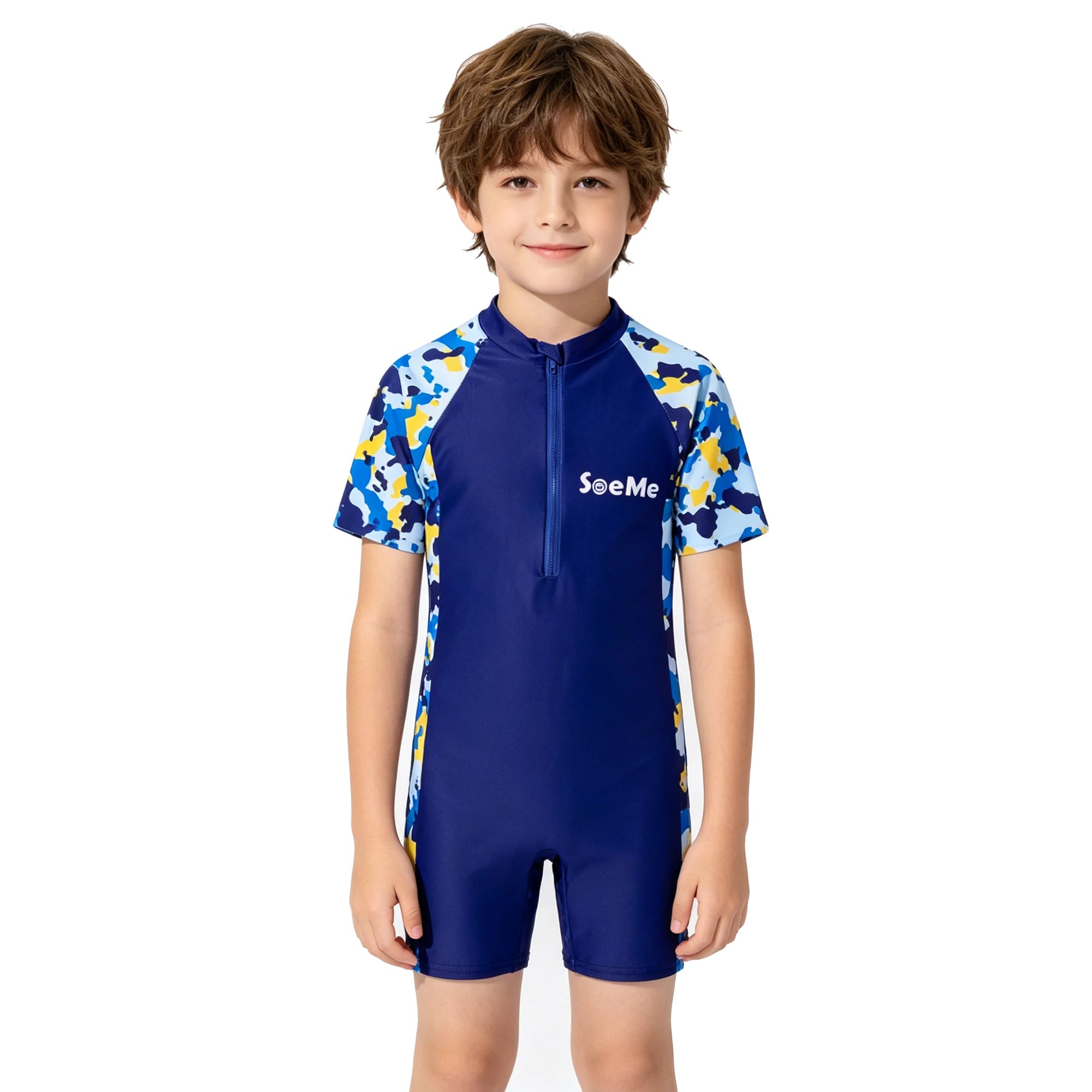 One-Piece Swim Suits Boys Swimsuits Fashion Sun Protect Girls Swimwear Kids Bathing Suit Cartoon Quick Drying Swimming Clothes