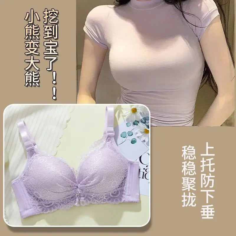 10CM Extreme Push Up Bra For Flat Chest A Cup Ultra Padded Non Wire Lingerie Creates Cleavage