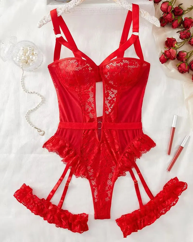 Erotic Underwear Bras Sets For Women Lace Garter Lingerie Intimates 2025 Underwire Bra And Panty Thongs Ladies Underwear Set