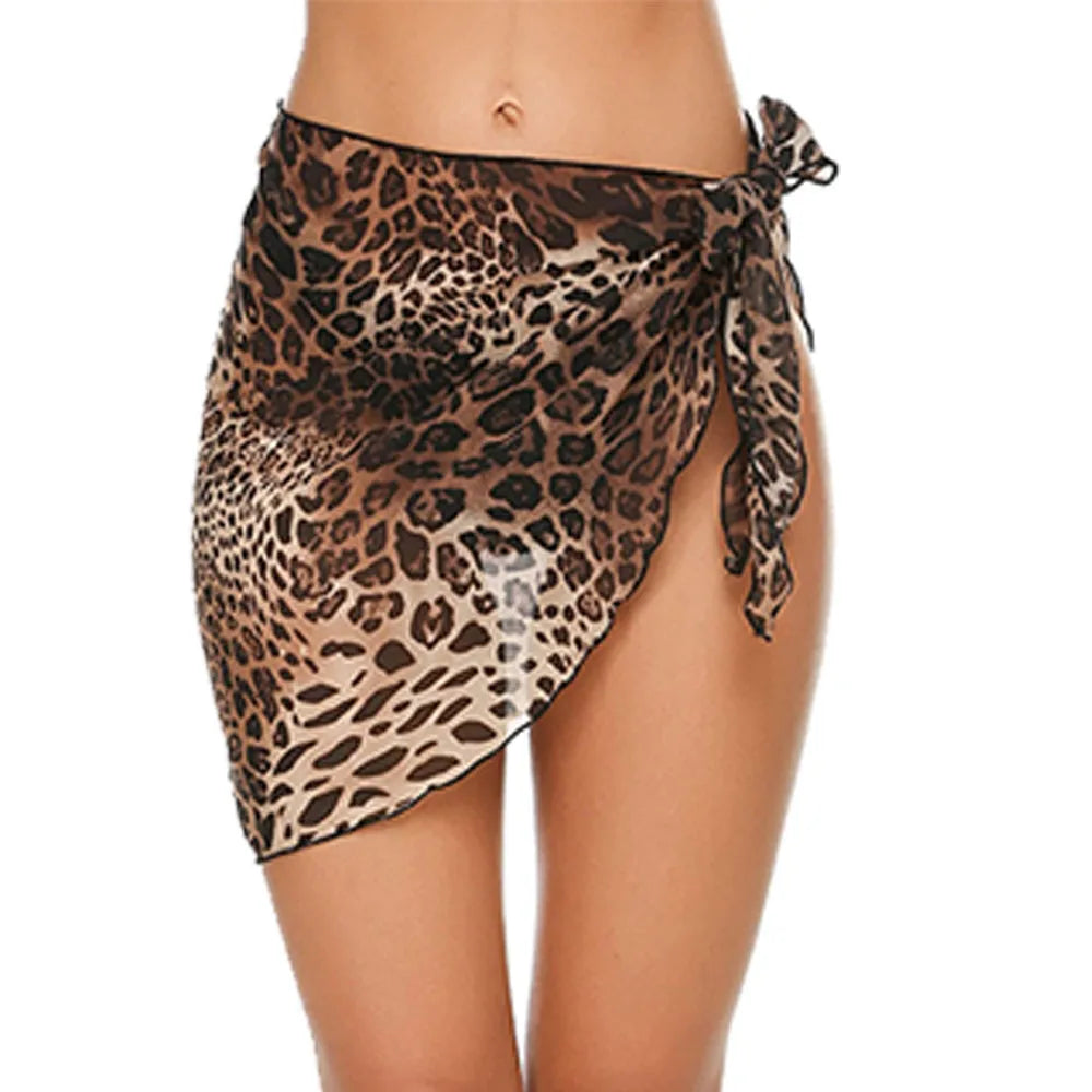 Summer Swimsuit Coverups for Women Long&Short Sarong Beach Bikini Wrap Sheer Short Skirt Scarf for Swimwear
