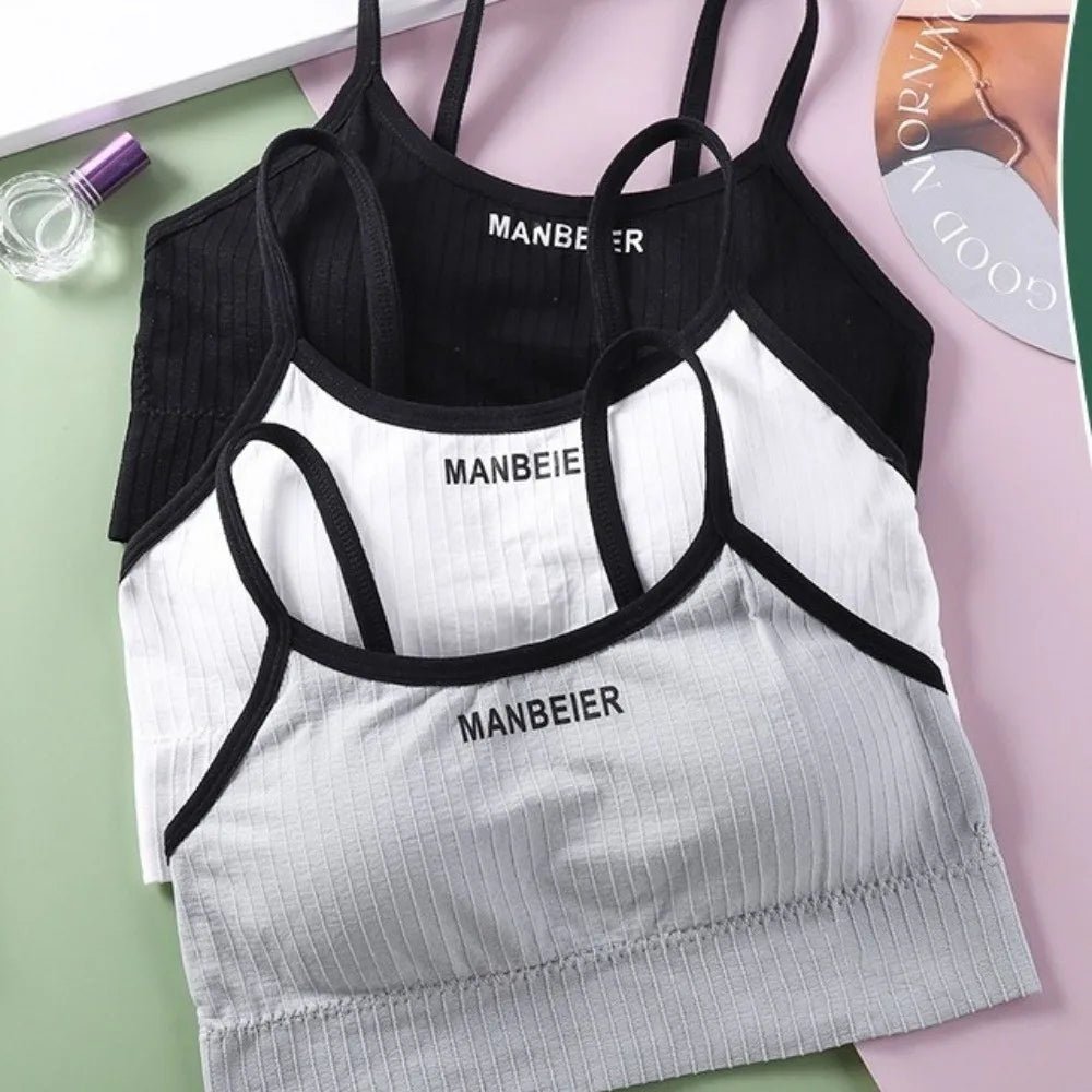 Comfortable Lingerie Wireless Bra Simple Elastic Brassiere for Women Underwear Seamless Bras Sport