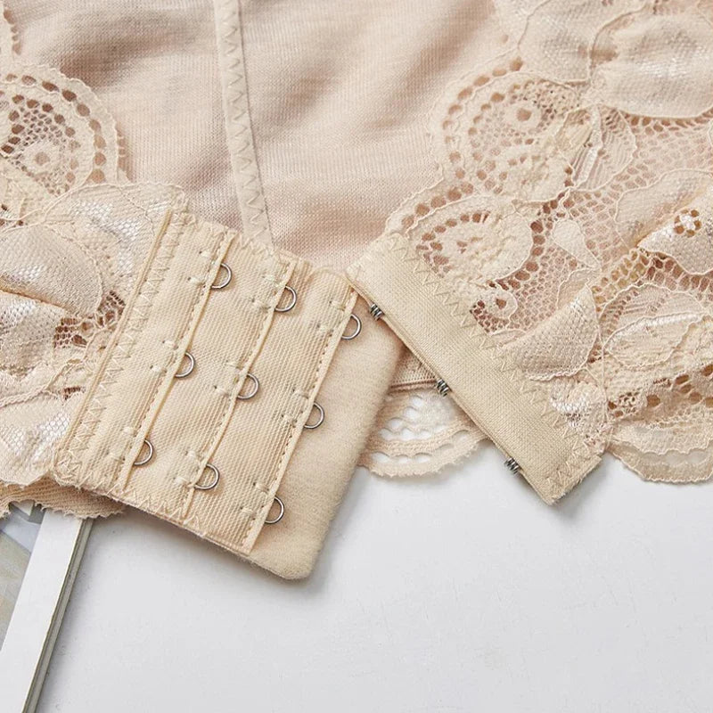 Lace Invisible Strapless Bras Women'S Solid Wrapped Chest Sexy Tube Top Underwear Female Beautiful Tank Top Seamless Crop Top