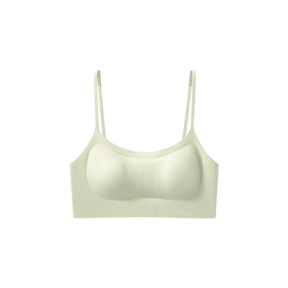 Traceless Wireless Bra Shockproof U-shaped Beautiful Back Seamless Bras Gathered Breasts Lingerie Brassiere for Women Yoga