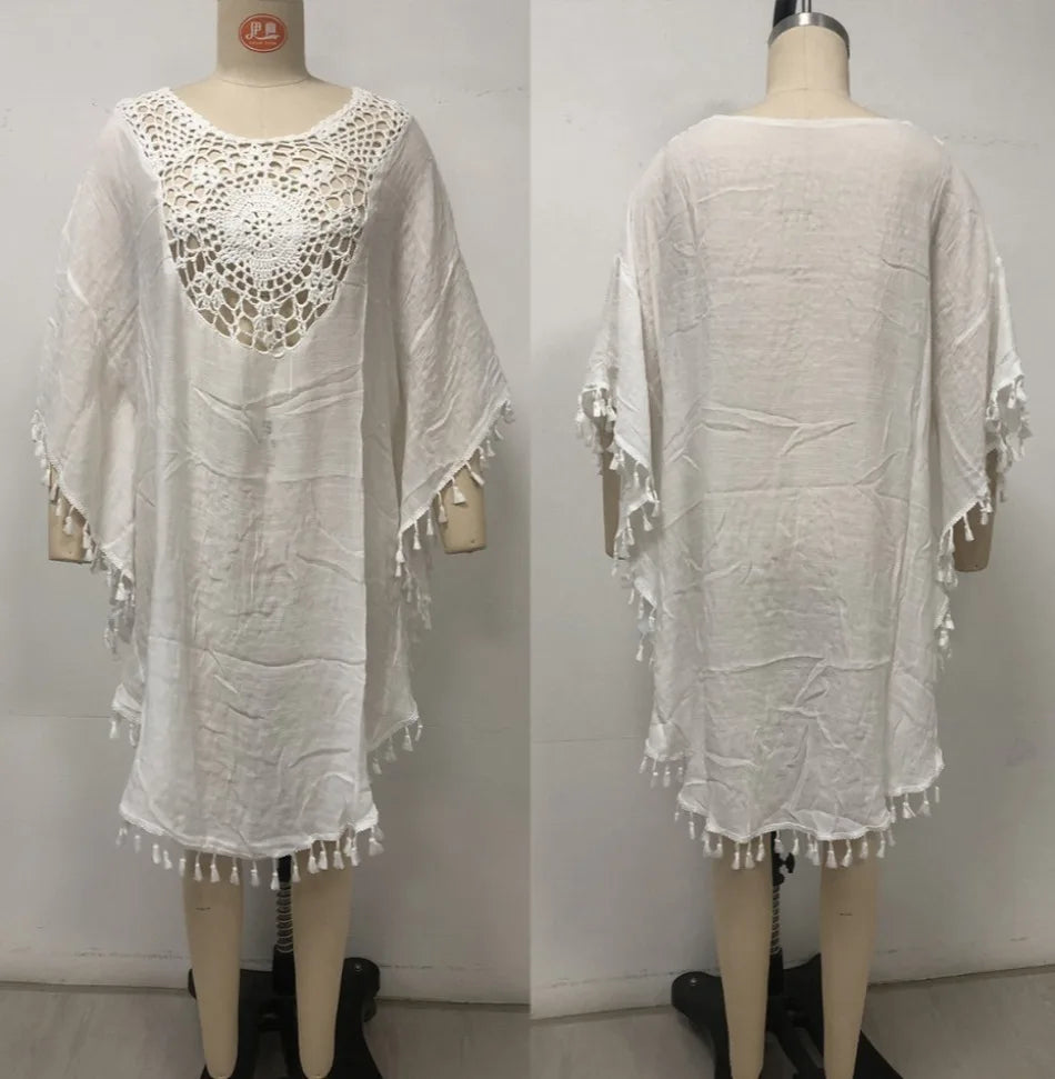 Women's Sexy Swimsuit Cover Up Dress Summer Bathing Suit Beachwear Shirt Cover-ups for Women