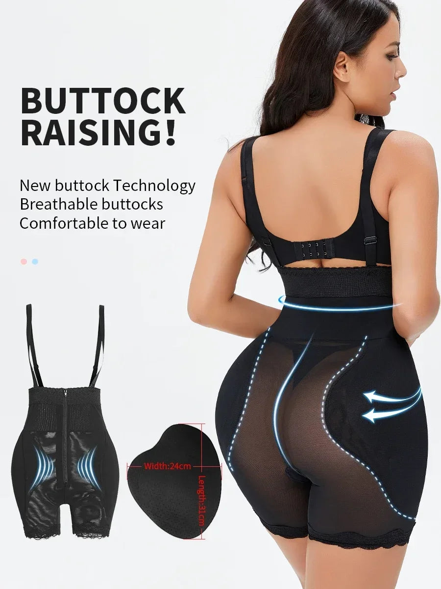 Shapewear Women Body Shapers Hips Up Belly Slim Fake Ass Pants Padded Shapewear Panties Hip Pads Tummt Control