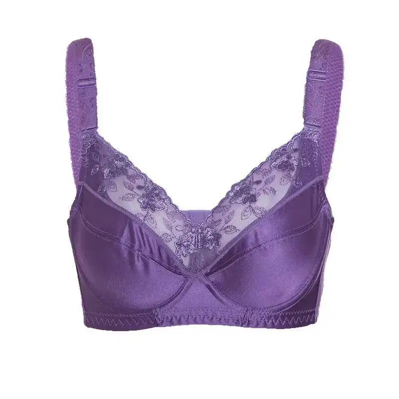 Lace Bra Unlined Bralette Brassiere Sexy Intimate Underwear B C D E F G H Cup 75 80 85 90 95 100 Plus Size Lingerie For Women