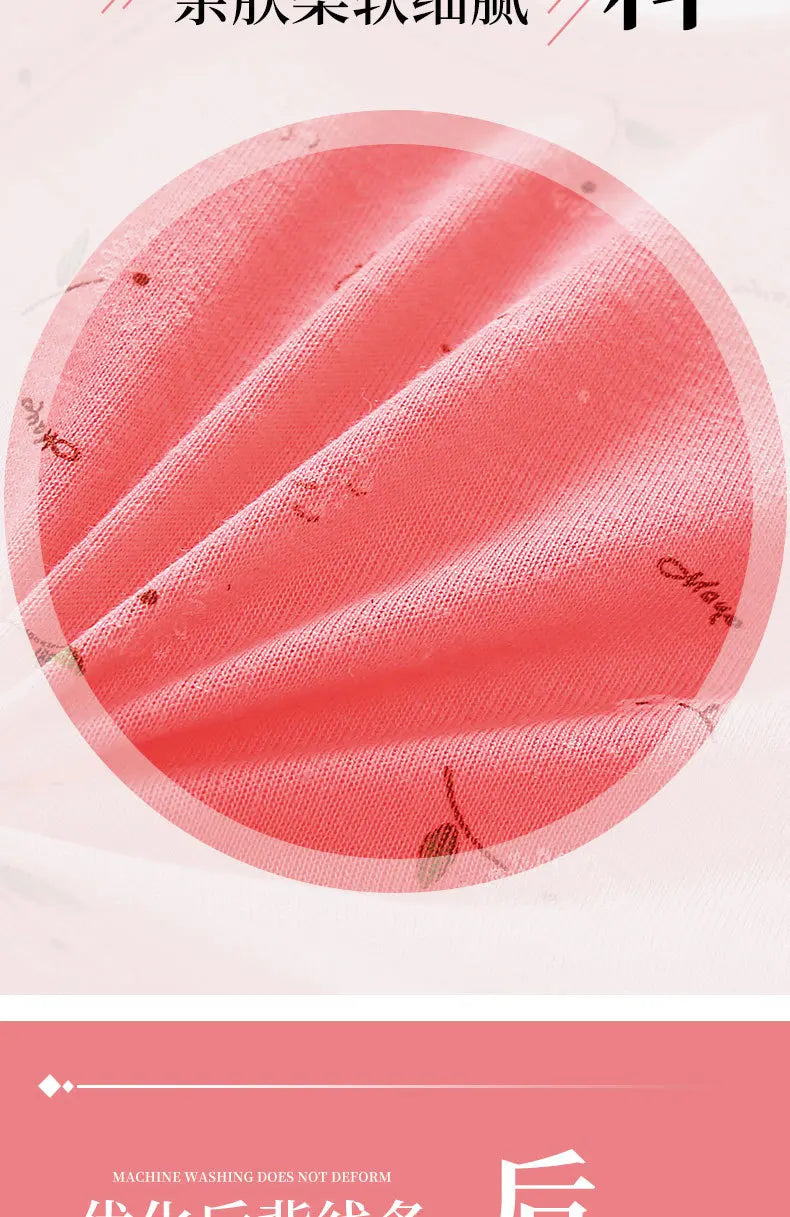 Large and Thin Underwire Bra Without Steel Ring Comfortable Gathering and Breathable Bra for Middle-aged and Elderly Mothers
