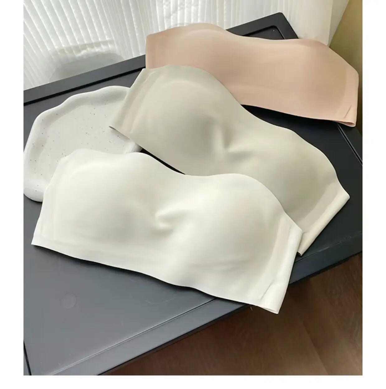 Women Sexy Strapless Bra Push Up Wireless Bras Tube Top Anti-Slip Seamless Invisible Bralette Without Straps Ladies Lingerie