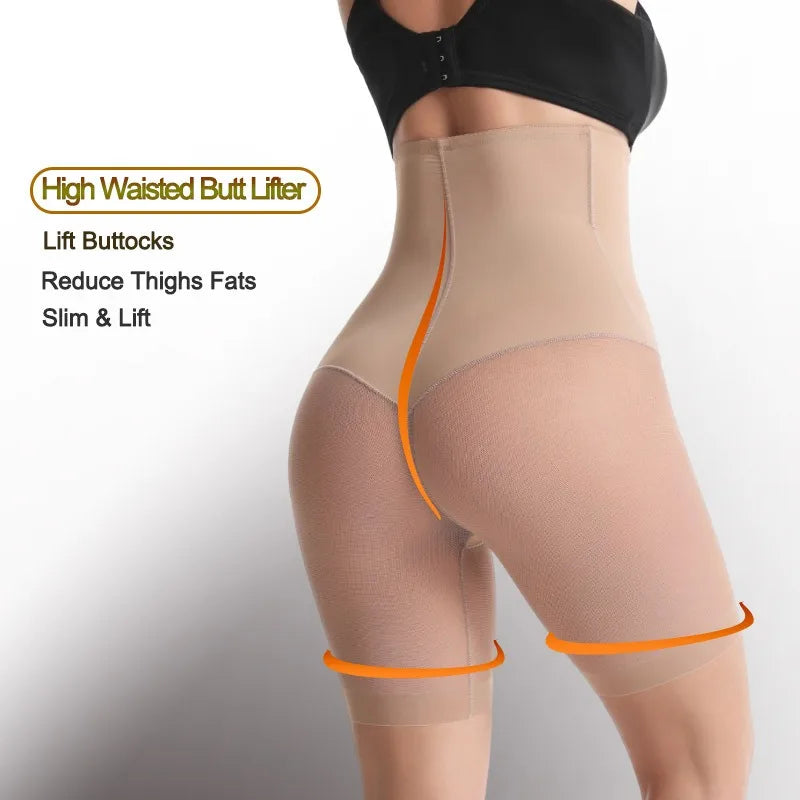 Anti Chafing Shapewear Women's Short Pants Under Skirt Slimming Shapewear Female Invisible Underwear for Comfortable Wear