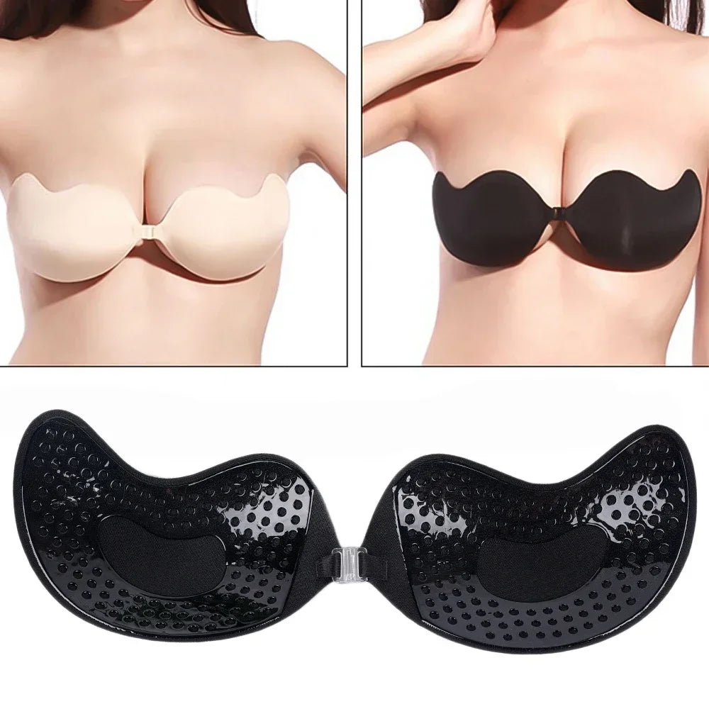 Summer Strapless Women Bras Back Lace Sexy Chest Tops Seamless Breathable Underwea Brassiere Solid Invisible Chest Wraps Bra
