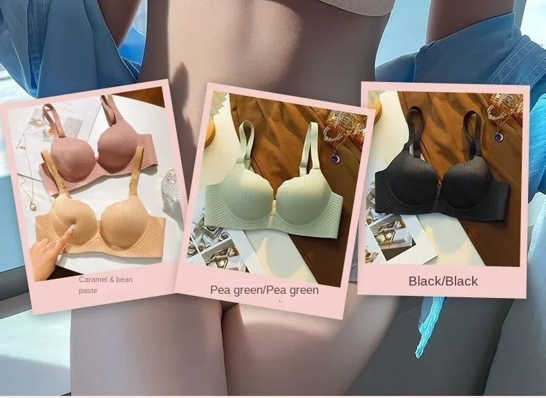 Ultra Thick 6CM Push up Bra for Small Chest Padded No Steel Ring Comfortable Sexy Lift Lingerie Flat Chest Women