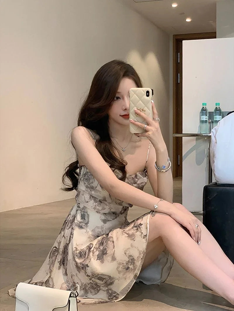 Slip Woman Dress Mini Sundress Off Shoulder Clothes Dresses for Women 2025 Beach Short Promotion Cheap Casual Retro New in X Y2k