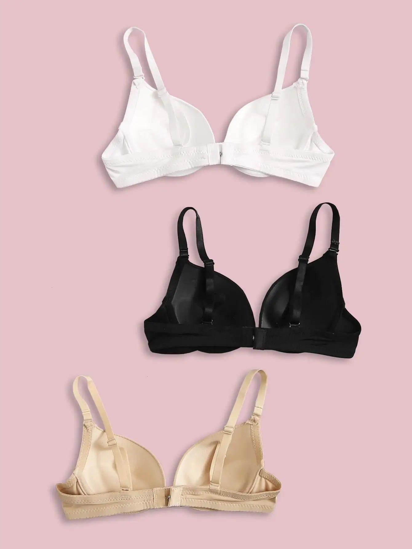 1/2 PCs Small Young Lady Bust Sexy Deep V Cup Bra For Women Push Up Lingerie Seamless Bralette Deep U Plunge Intimates Brassiere