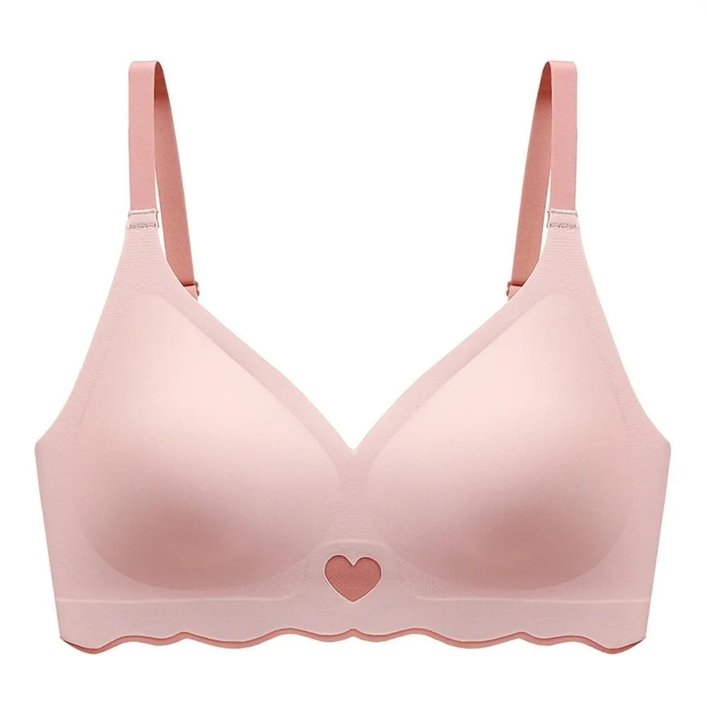 Comfortable Close-fitting Wireless Bra Push Up Shockproof Seamless Bralette Adjustable Lingerie Sports Bra Pilates