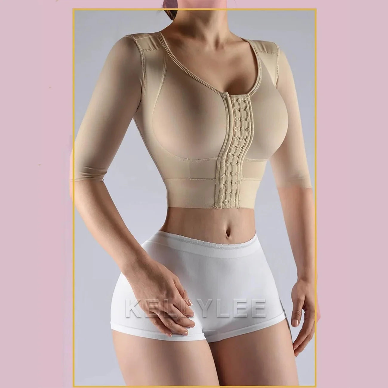 Shaper Tops for Women Arm Compression Post Surgery Front Closure Bra Tank Top Shapewear Seamless Shaped Up Fajas Colombianas