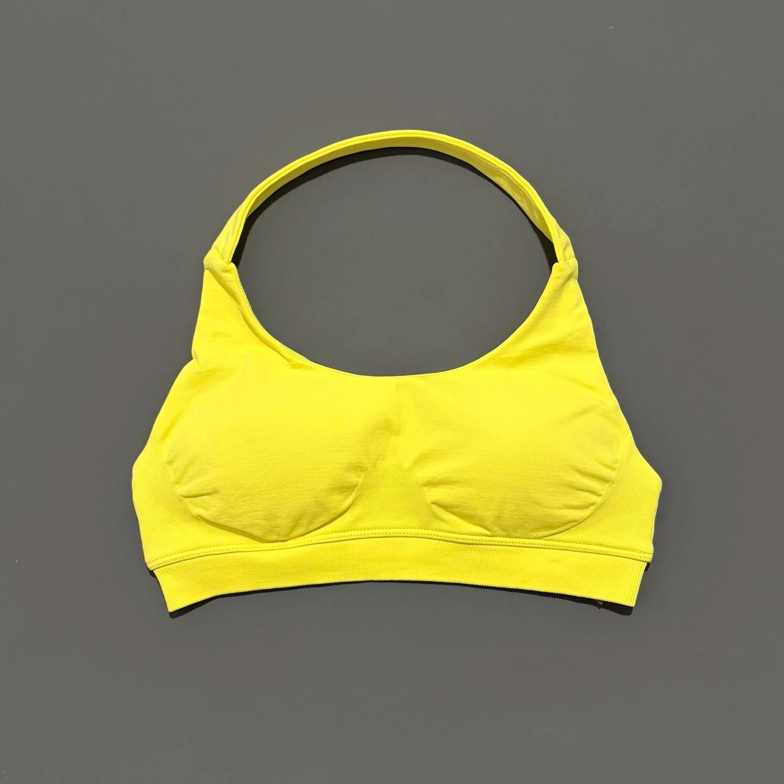 Sports Bra Women Seamless Halter Sports Bra High Support Open Back Activewear Gym Tank Top Fitness Yoga Workout Bra