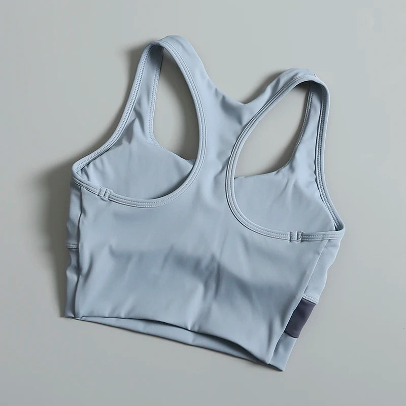 Sports bras and underwear for women in summer new running vest style external wear anti-shock and anti-sagging gym beauty back