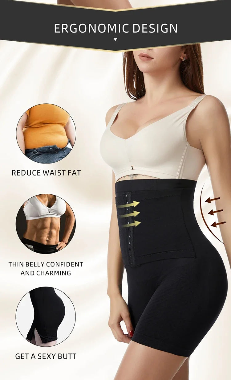 Shapewear for Women High Waist Trainer Panties Tummy Control Hip Butt Lifter Shorts Slimming Sheath Thigh Trimmer Body Shaper