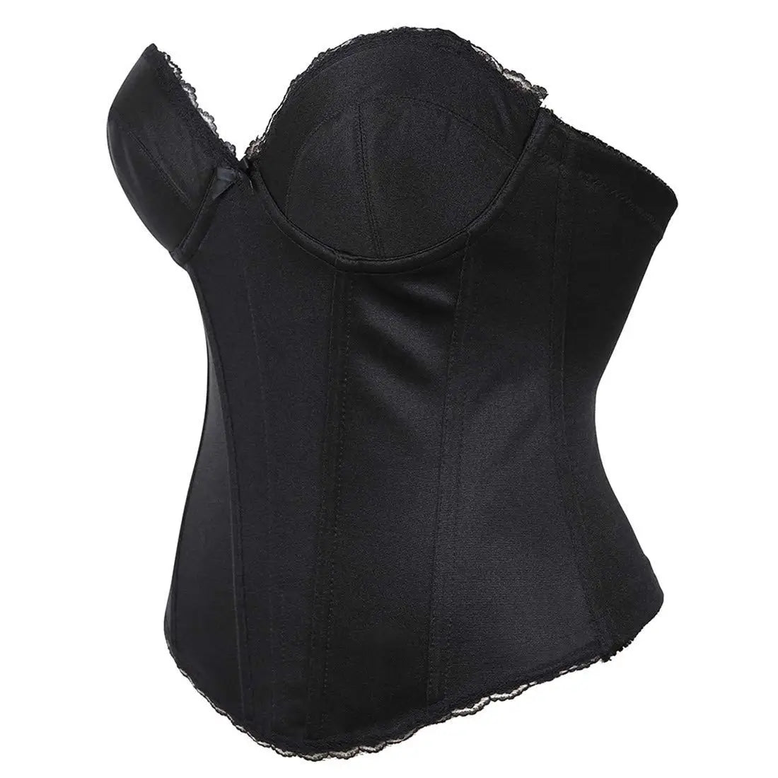 Corsets and Bustiers Top Overbust Wedding Bridal Shoulder Straps Corset Lingerie Gothic Exotic Sexy Women Fashion Black White