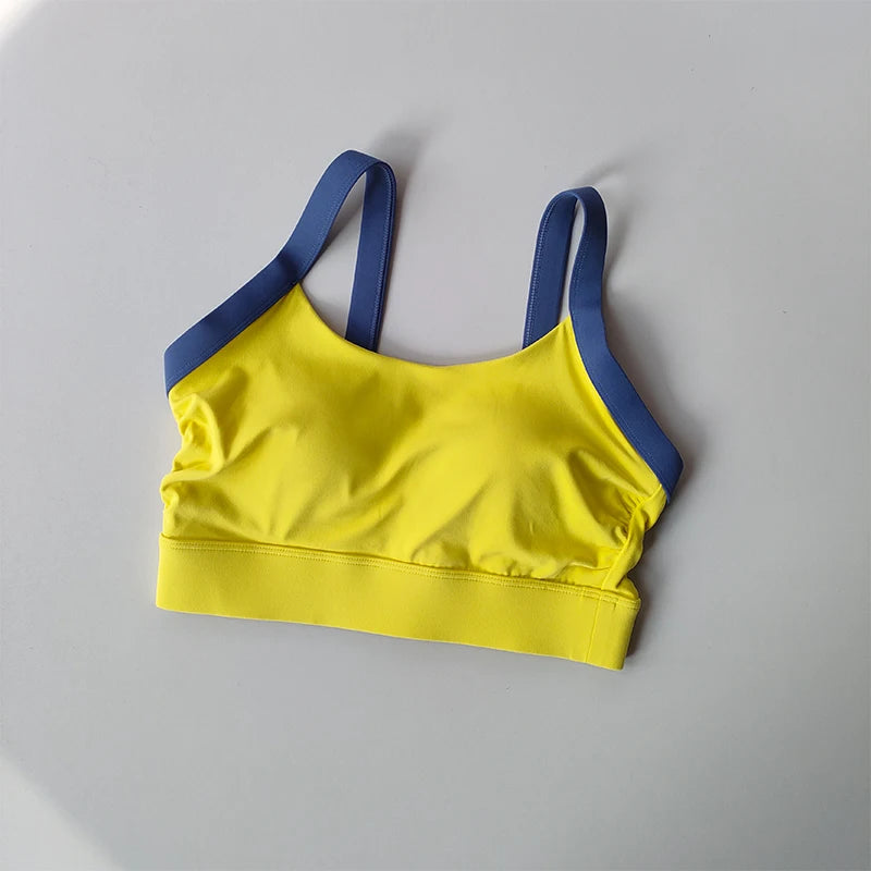 Sports Bra Crop Top Bras for Women Gym Tops Sexy Yoga Bra Open Back Workout Top Running Underwear Fitness Bra SportsTop 2024