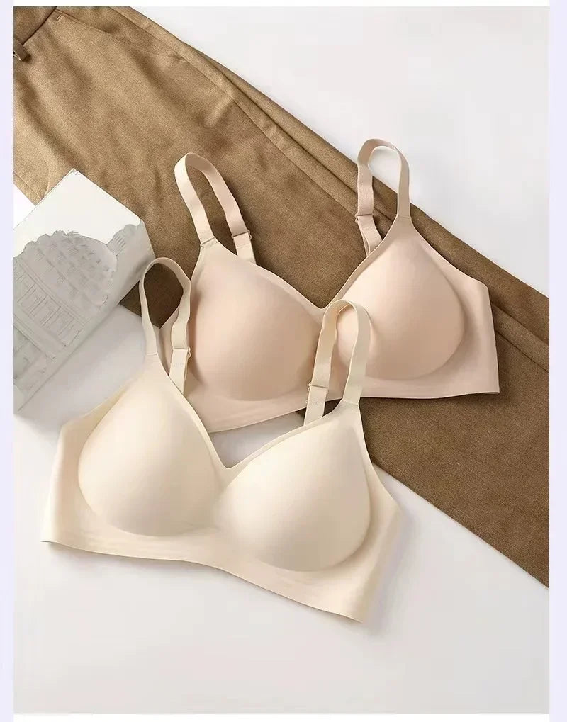 Fashion Seamless Bras Women Comfort Lingerie Padded Sports Tops Underwear Soft Bralette Support Sexy Breathable Bra Intimates