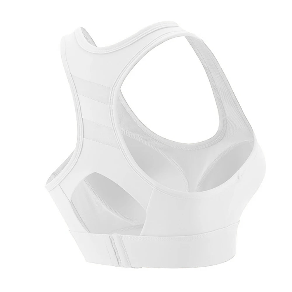 Sports Bras For Women High Impact Sports Bras Large Bust Push Up Brassiere Racerback Workout Running Tank Tops Yoga Vest