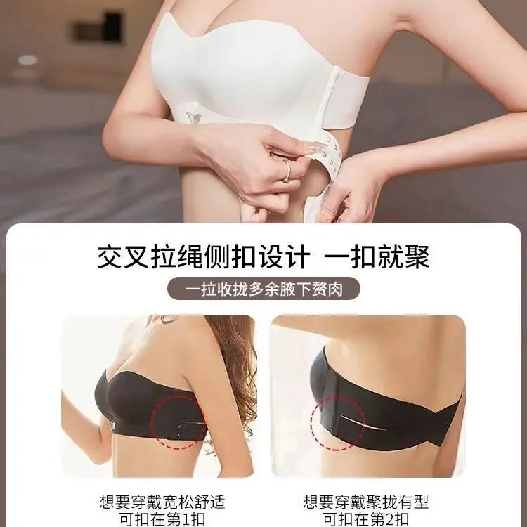 Unlined Bralette Petite Small Bust Adjustable Straps Summer Wedding Halter Backless Plunge Racerback Invisible Seamless Bra S-XL