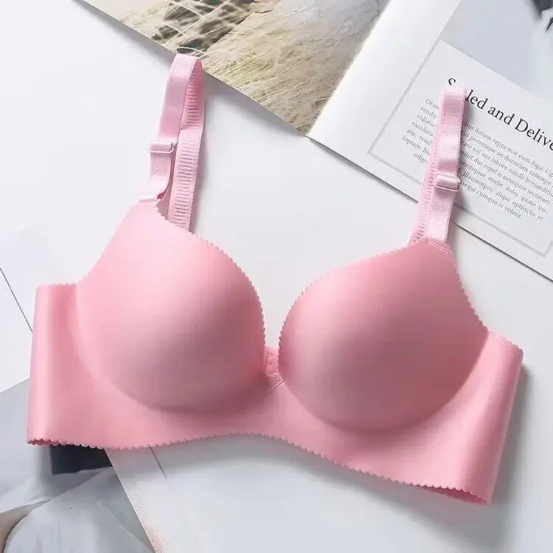 Wireless Seamless Bras for Women Push Up Bralette No Underwire, Ultra Soft Comfort Bra with Breathable Padding Sexy Everyday Li