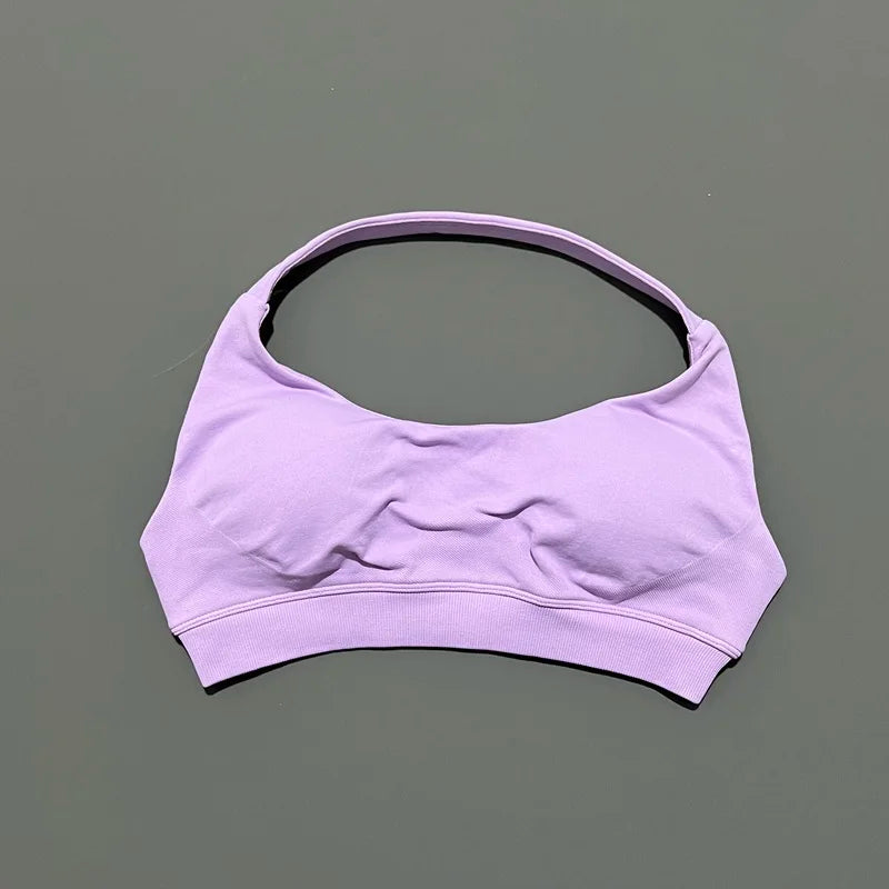 Sports Bra Seamless Sexy Padded Athletic Sport Bras Women Backless Workout Gym Anti-Shock Yoga Crop Top Fitness Bra