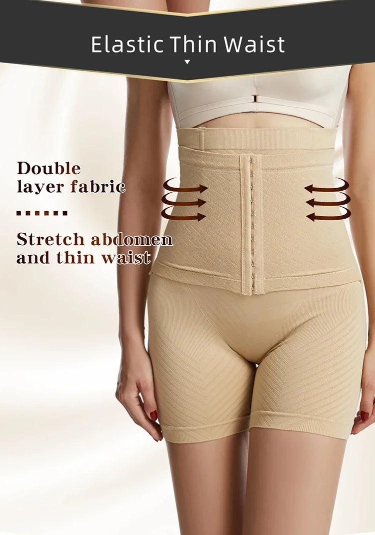 Shapewear for Women High Waist Trainer Panties Tummy Control Hip Butt Lifter Shorts Slimming Sheath Thigh Trimmer Body Shaper