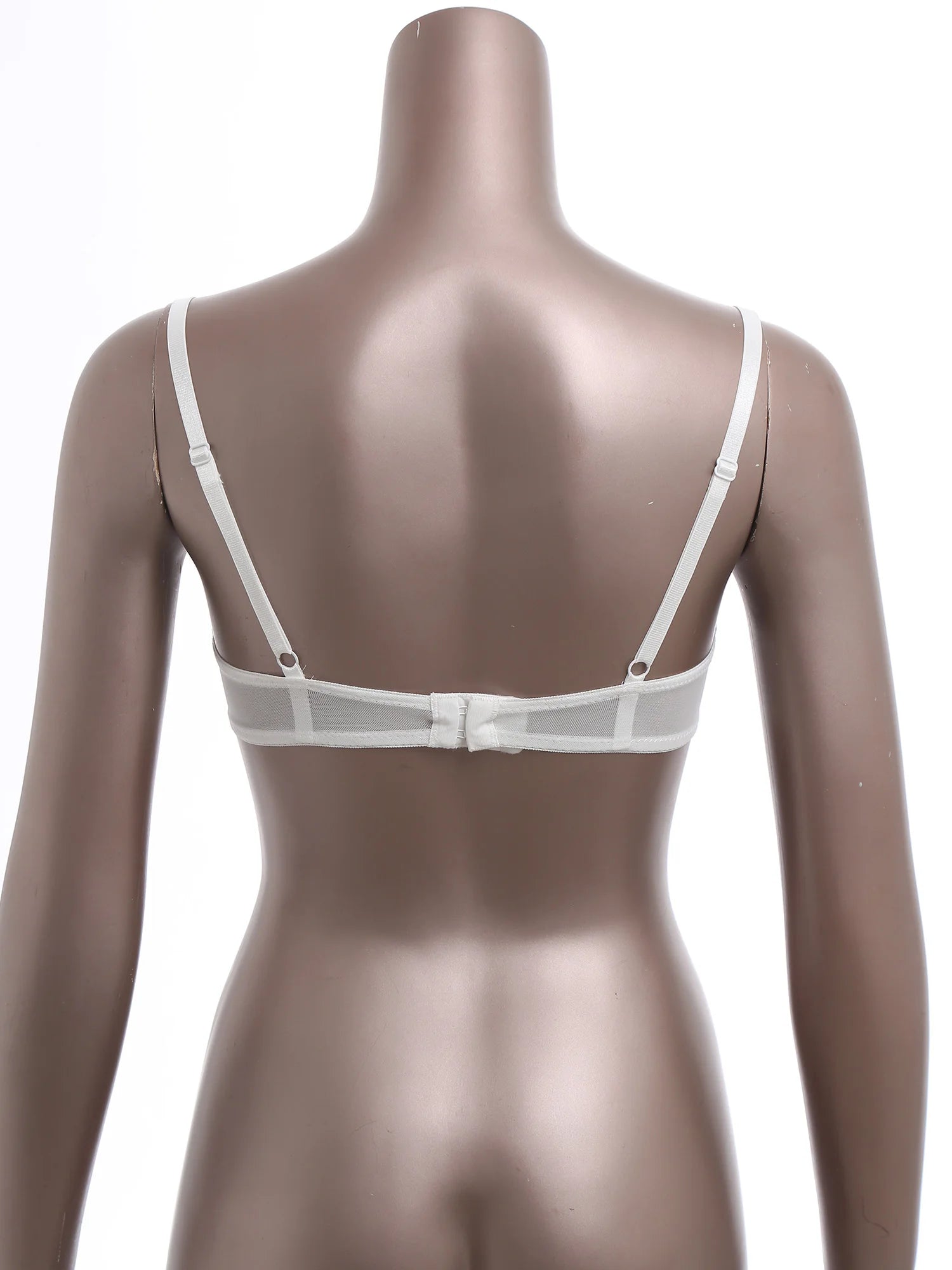 Womens Alluring Floral Lace Bra Tops 1/4 Cups Push-up Underwire Shelf Bra Balconette Bralett Lingerie for Anniversary Honeymoon