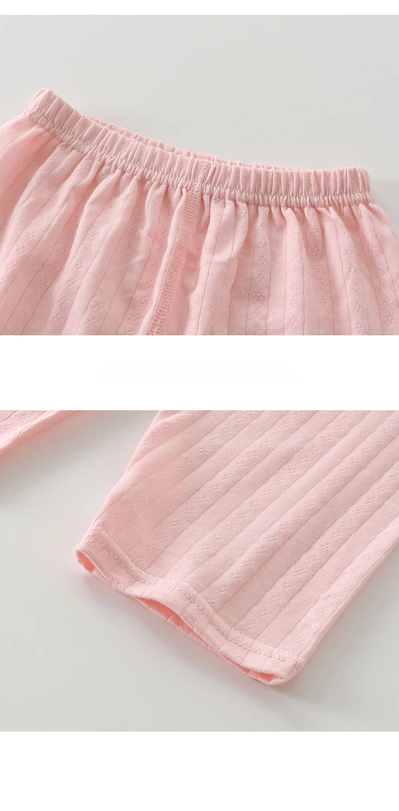 Summer Kids Pajama Set A-Class Cotton Long-Sleeve Carton Print Homewear Thin Breathable Air Conditioning Sleepwear