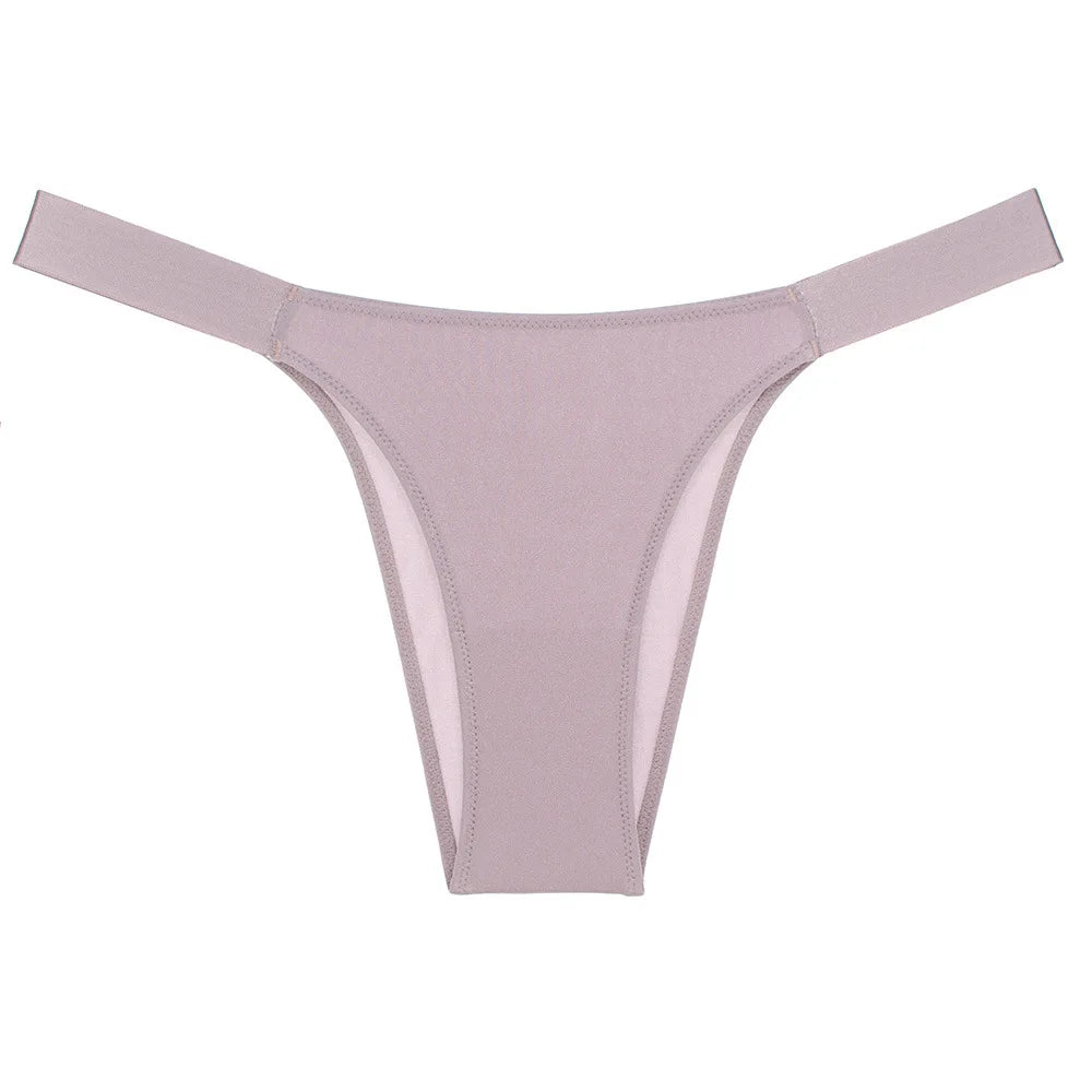 Sports Bikini Fitness Yoga T-pants Ladies Sexy Lingerie Solid Briefs Women Panties Seamless Underwears Low-Rise Femme Lingerie