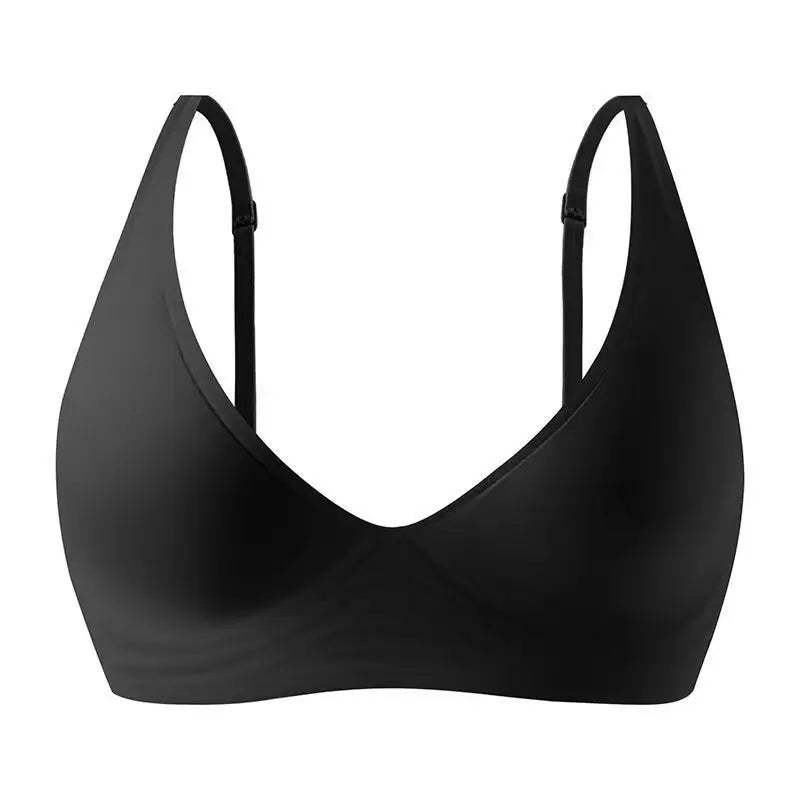 Plus Size Seamless Bra Full Coverage Wireless Comfortable for Large Bust Daily Wear