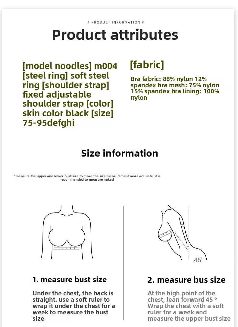 Plus Size Minimizer Bra Full Coverage Lift Support for Large Bust Wirefree Comfort Breathable Mesh Anti-Sagging E F G H I Cup