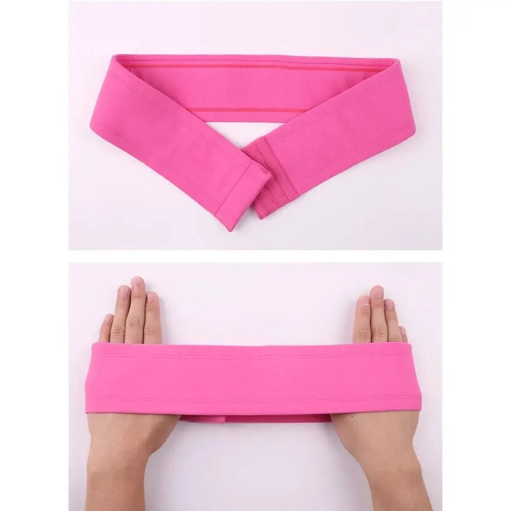 Anti Bounce Breast Support Band Adjustable Compression Chest Wrap Belt Elastic Bra Alternative Sport Bras Strap Jumping Rope