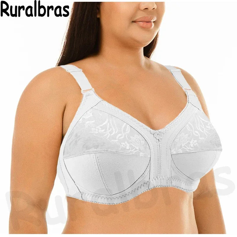 2033 Top push up bras for women seamless wire free bra sexy lace full coverage lingerie 50 48 46 44 42 40 38 36 C D E F G cup bh