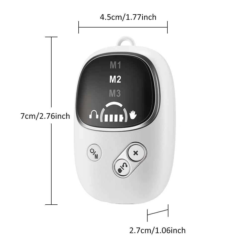Smart CES Sleep Aid Ear Clip Relaxation Device USB Rechargeable Sleep Helper for Adults Improve Sleep Comfort