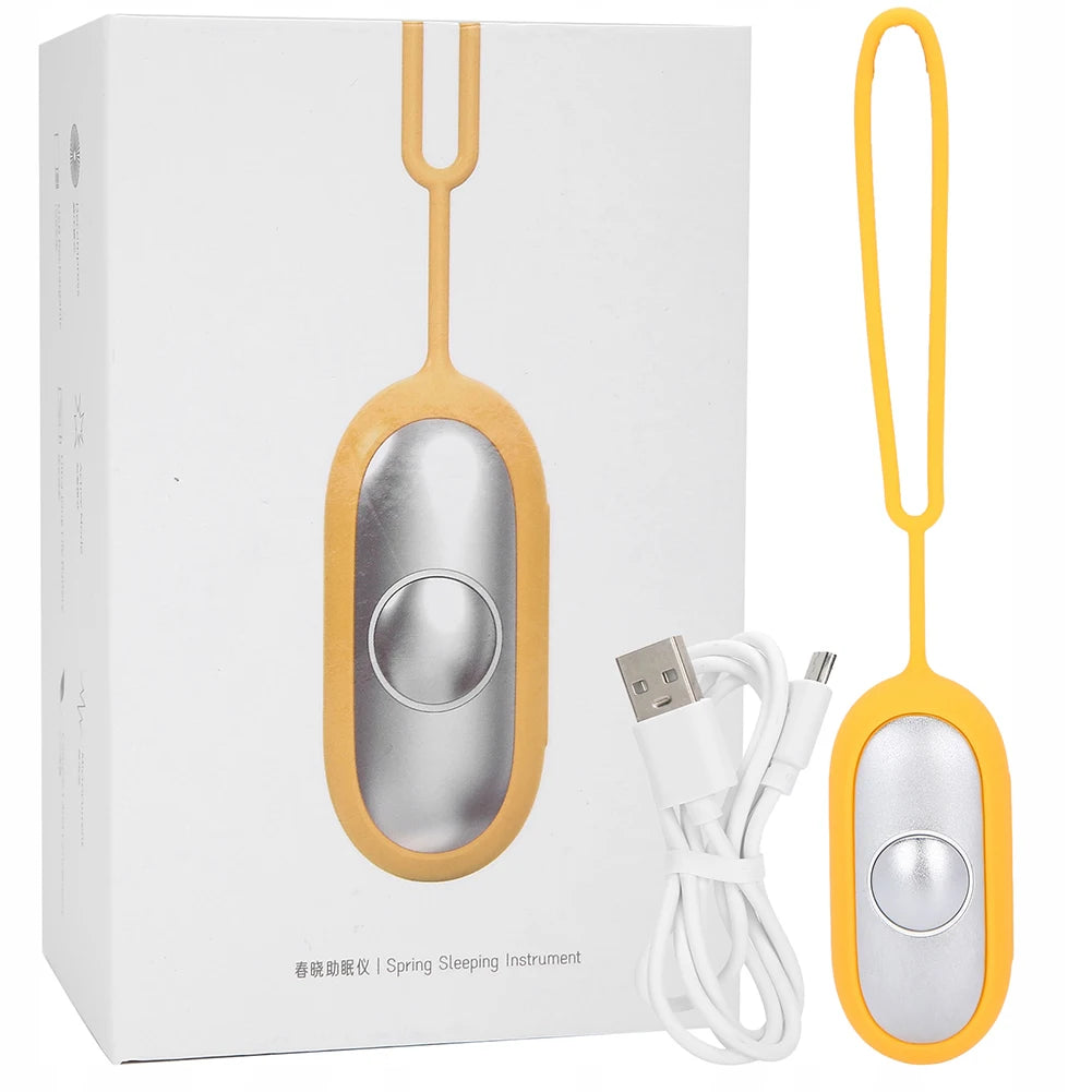 Sleep Aid Device Hand-held Micro-current Sleep Instrument Fast Sleep Focus Attention Sleeping Device for Insomnia Brain Massage
