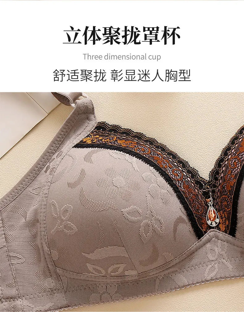 Bras for Women's bra plus big large size Super Push up bralette lace intimates Sexy lingerie Undrwear underwire 100AB Cup