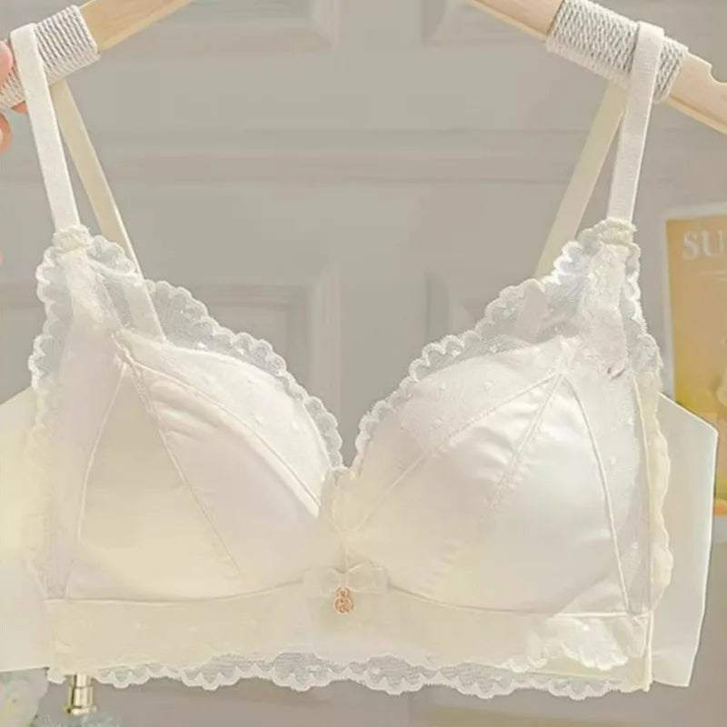 Push Up Bras for Women Small Bust Padded Wireless Anti Sagging Full Coverage Shaper Bralette Plus Size