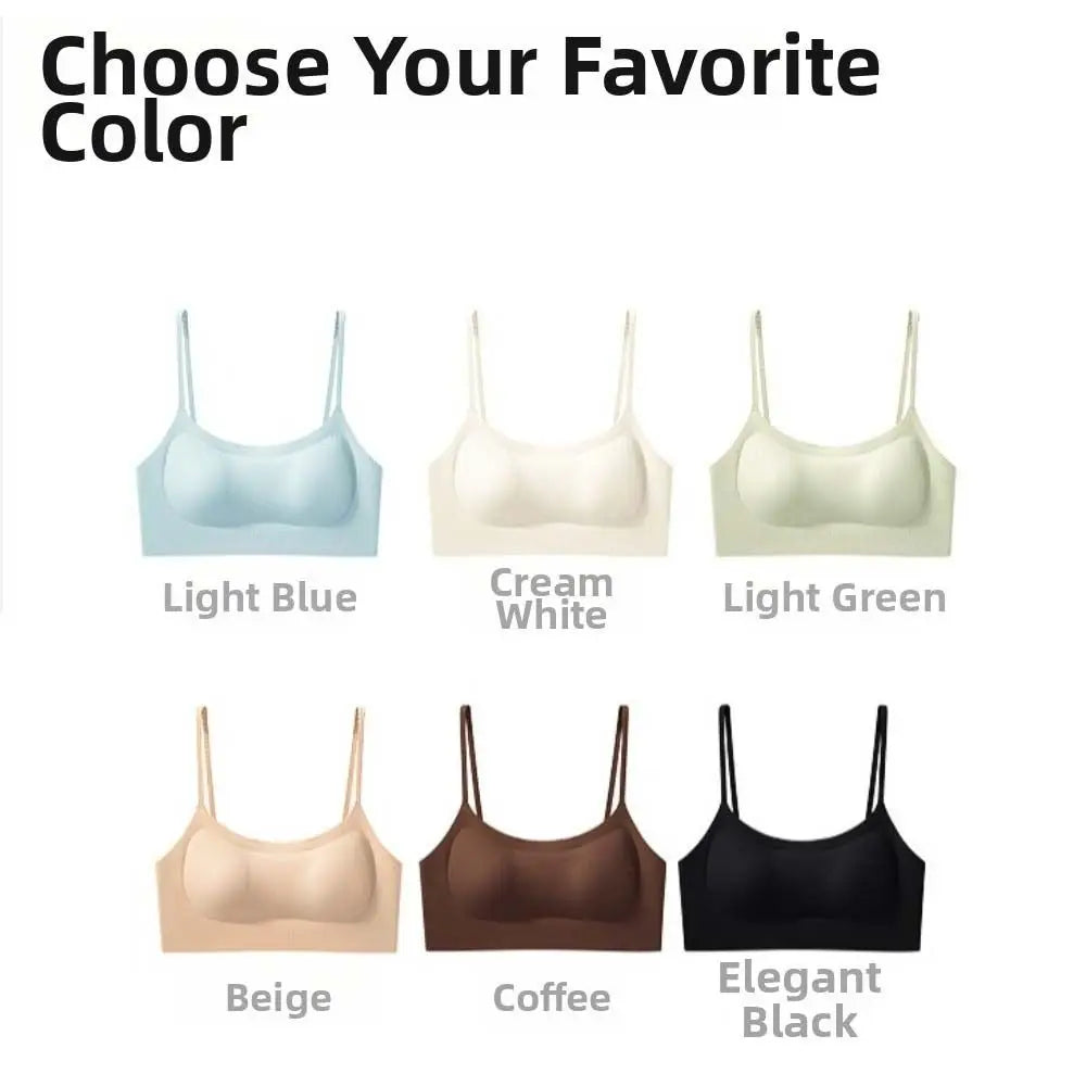 Traceless Wireless Bra Shockproof U-shaped Beautiful Back Seamless Bras Gathered Breasts Lingerie Brassiere for Women Yoga