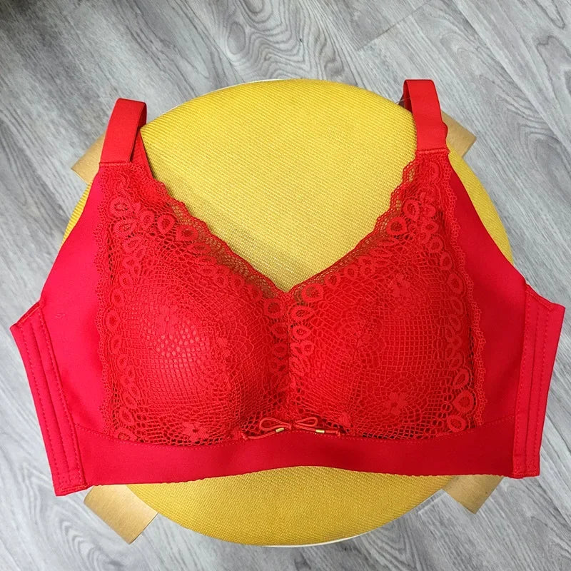 Women's Push-up bra  sexy little lace bra  soft seamless cotton  comfortable gathering Lingerie